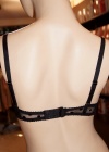 Róża Biustonosz Scarlet Push-up Czarny 1