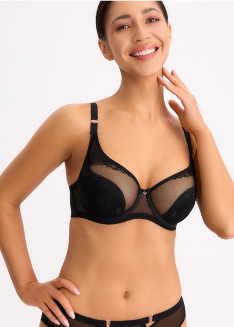 Bella Misteria Biustonosz Czarny Diament Semi-Soft SS15