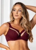 Dama Kier - Biustonosz Patrycja Semi-soft Bordowy