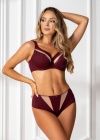 Dama Kier Biustonosz Patrycja Semi-soft Bordowy 1
