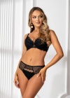 Dama Kier Biustonosz Scarlet Push-up Czarny 1