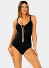 Feba Kostium Kąpielowy Jednoczęściowe F33C/590A/23 Czarny