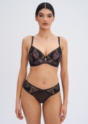 Alles - Biustonosz Rich Enought Push-up Czarny