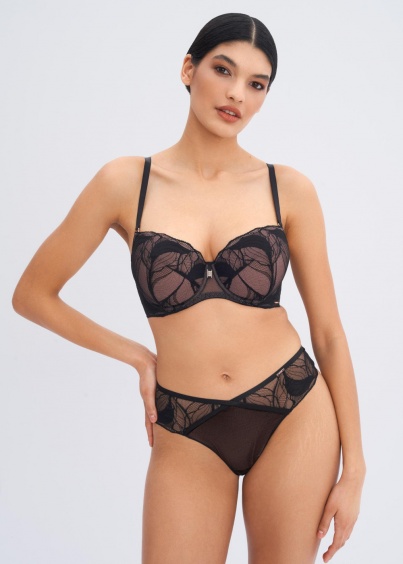 Alles Biustonosz Rich Enought 01 Push-up Czarny