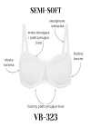 Vena Biustonosz VB-323 Semi-soft Beżowy 2