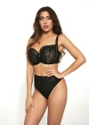 Kris Biustonosz Beth Soft Half Cup Czarny 1