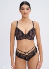 Alles Biustonosz Rich Enought Super Push-up Czarny 1
