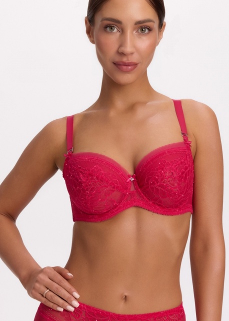 Bella Misteria Biustonosz Karminowy Dreszcz Soft S9